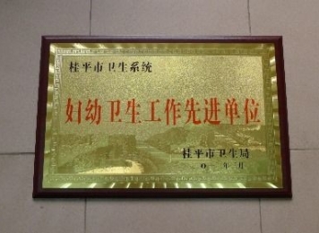 桂平市卫生系统妇幼卫生工作先进单位（2012年3月）