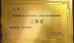 2020年桂平市人民医院第二届临床教学查房竞赛二等奖