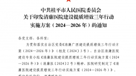 清廉医院建设提质增效三年行动实施方案（2024—2026年）